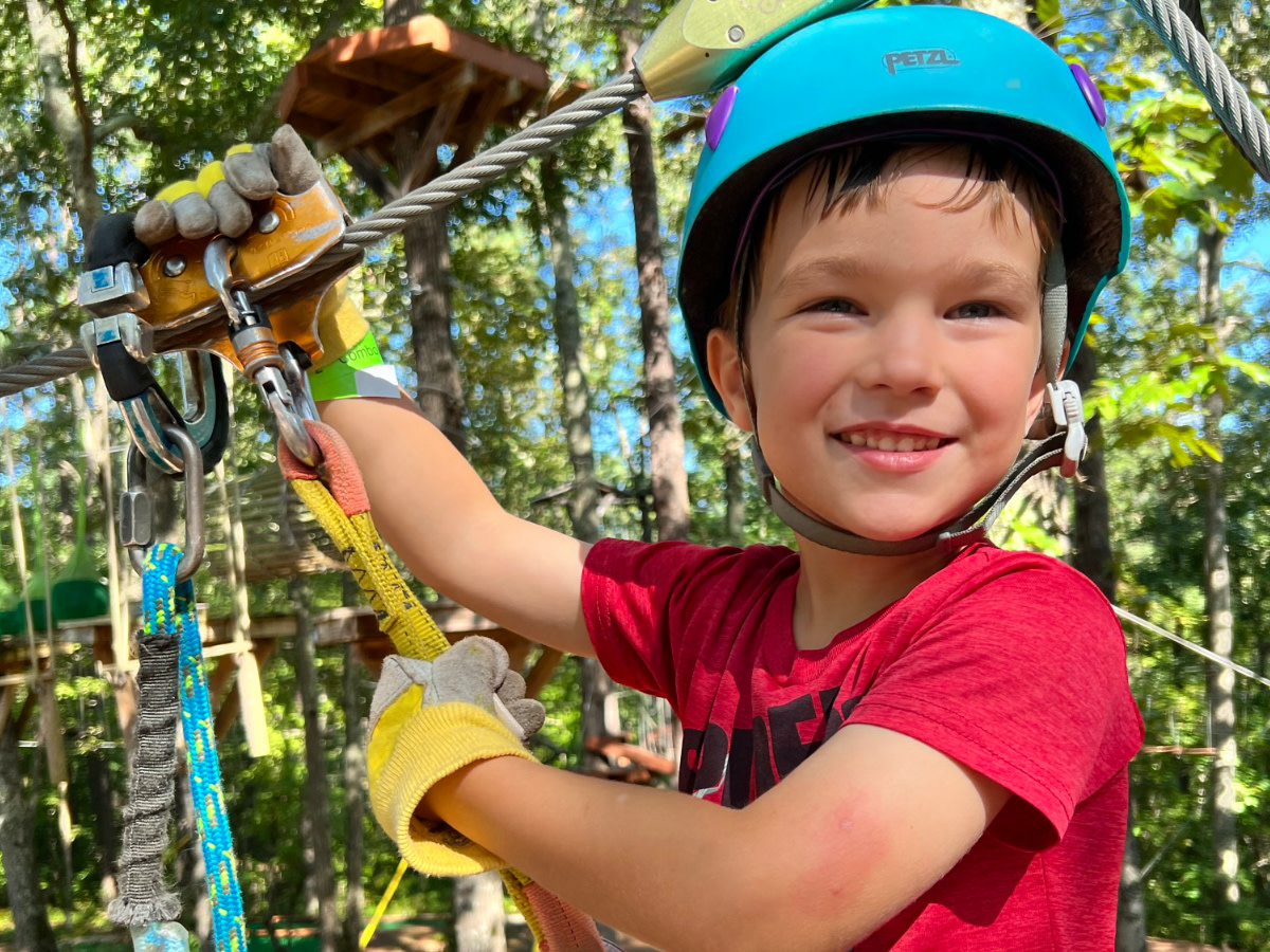 Crazy Squirrel Aerial Adventure at Historic Banning Mills
