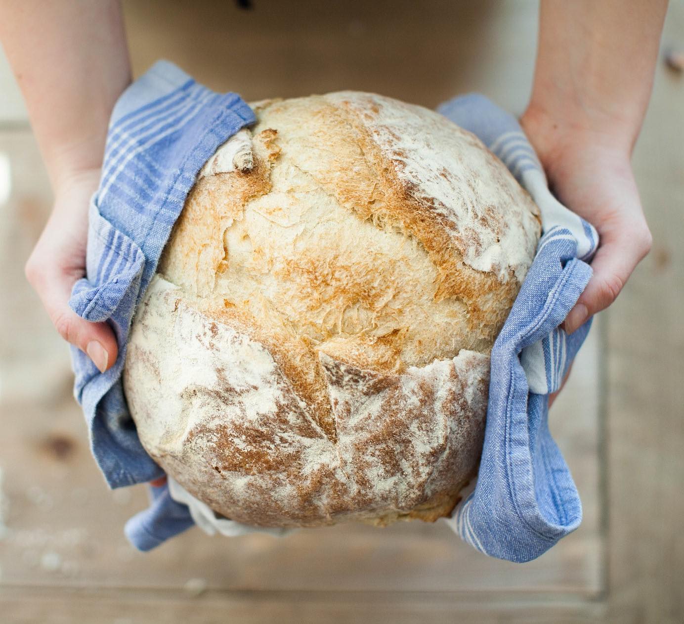 Sourdough bread baking at The Cook's Warehouse in Atlanta, Georgia