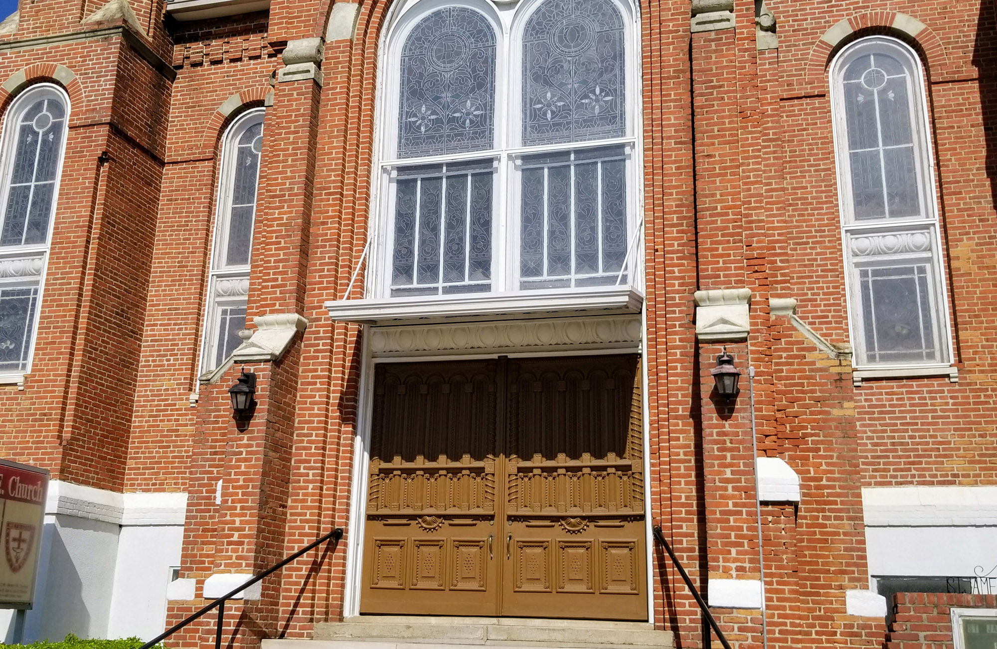 St. James African Methodist Episcopal Church in Columbus. Photo by Maria Smith