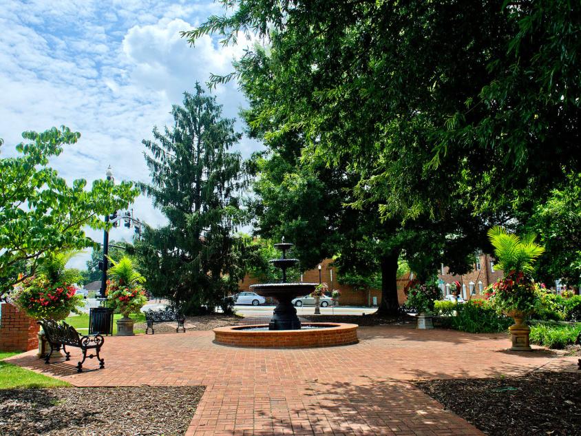 Historic downtown Alpharetta, Georgia