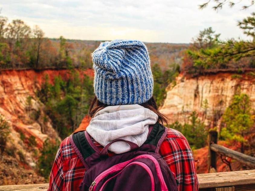 Providence Canyon in Lumpkin, Georgia. Photo by @julieeemendez