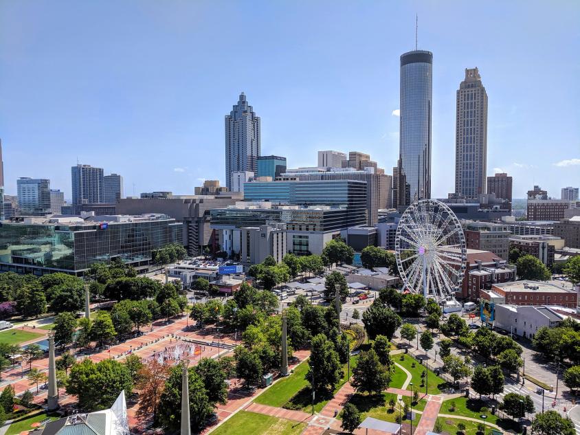 Centennial Olympic Park in Atlanta. Photo courtesy of ACVB | Melissa McAlpine
