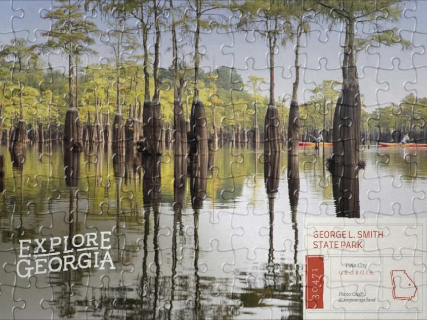 Completed George L. Smith State Park puzzle photo