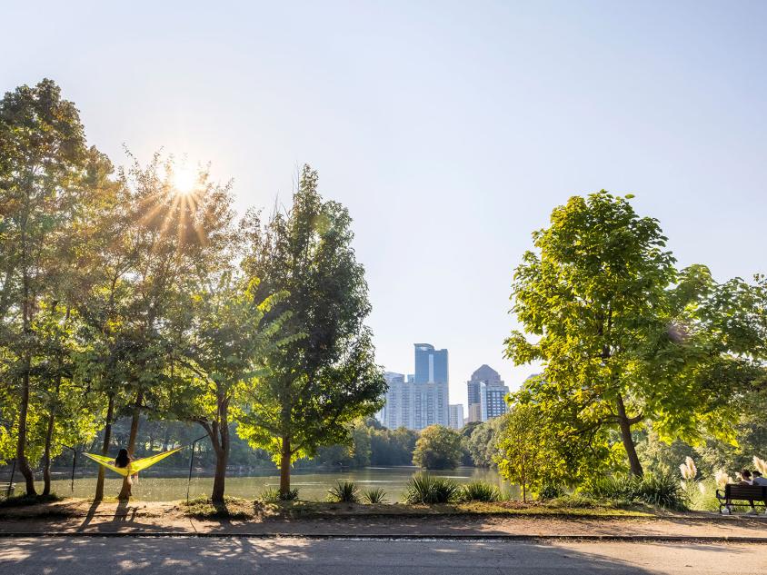 Piedmont Park in Atlanta. Photo by @benjamingalland