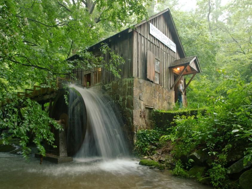 Barker's Creek Mill at the Hambidge Center in Clayton, Georgia