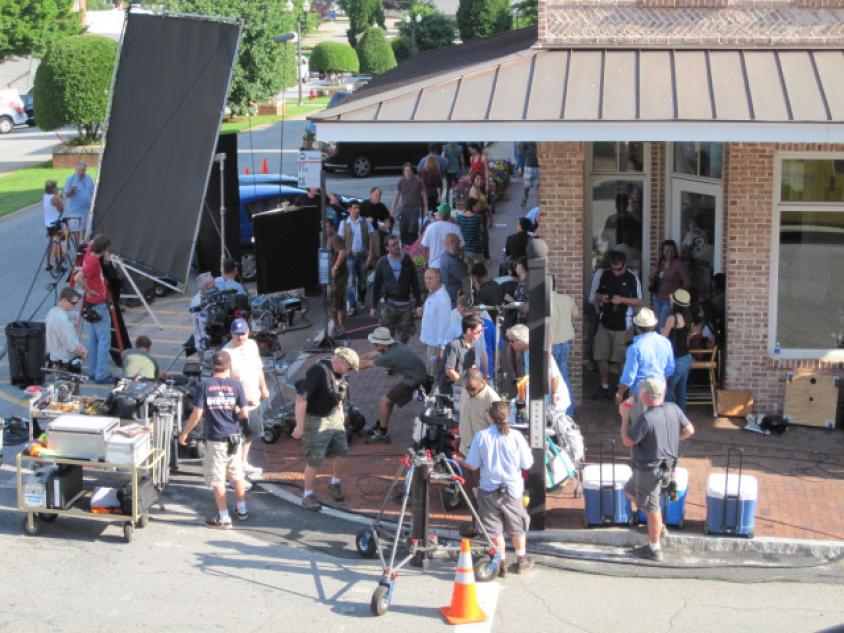 Drop Dead Diva filming in Senoia Drop Dead Diva filming in Senoia