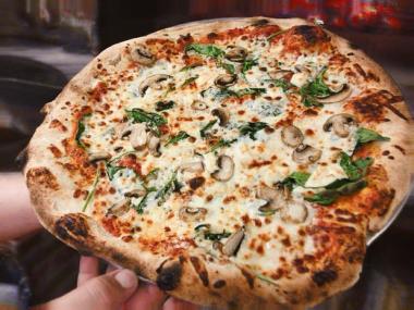 Pizza at The Crushed Tomato in Summerville, Georgia