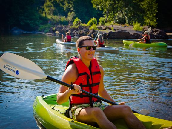 Kayaking at Oconee River Greenway Park