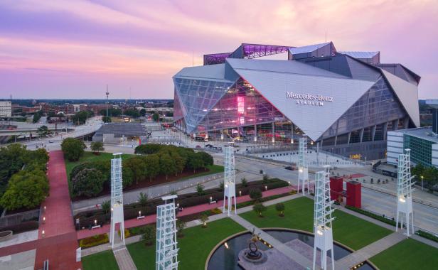 Mercedes-Benz Stadium in Atlanta
