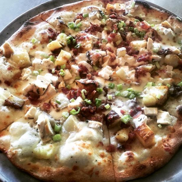 The Earl Scruggs pizza at Shorty's in Atlanta