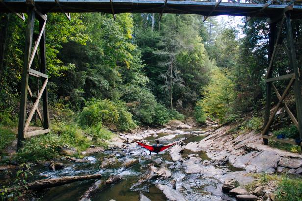 Tumbling Waters Trail in Ellijay, Georgia