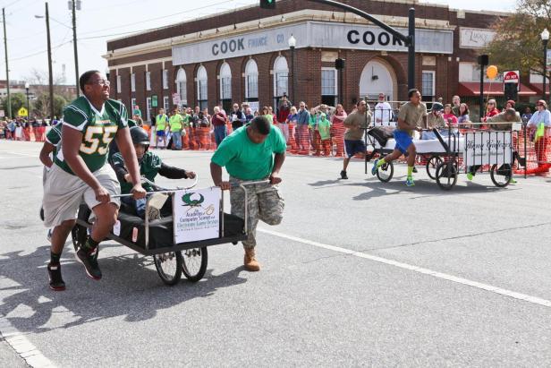 VIP Bed Race in Columbus, Georgia