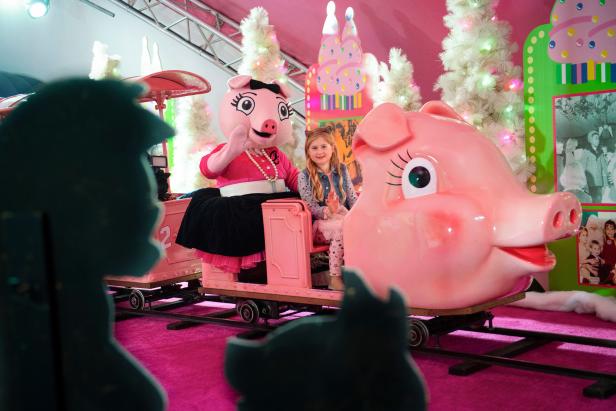 Macy's Pink Pig in Atlanta