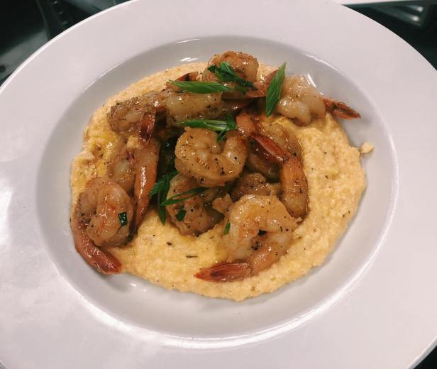 Shrimp and grits at Alligator Soul in Savannah