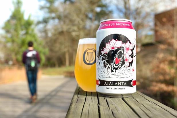 Atalanta Tart Plum Saison at Orpheus Brewing in Atlanta