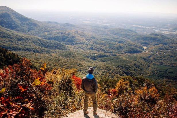Fort Mountain State Park in Chatsworth, Georgia. Photo by @mrlnsfrt