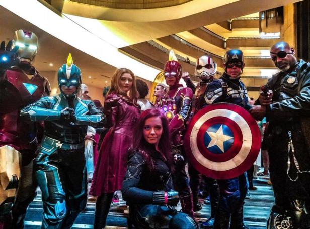 Dragon Con cosplayers in Atlanta