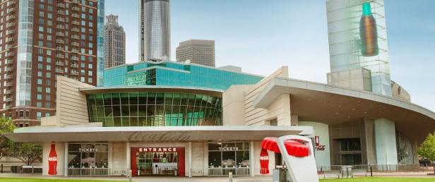 Exterior of World of Coca-Cola in Atlanta