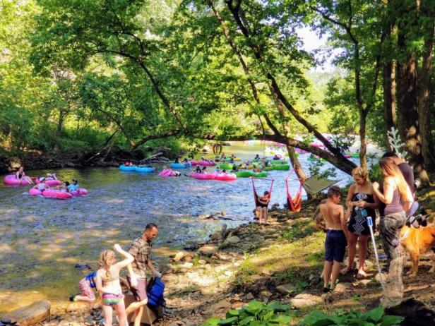 Tubing in Helen, Georgia, near Bear Creek Lodge & Cabins
