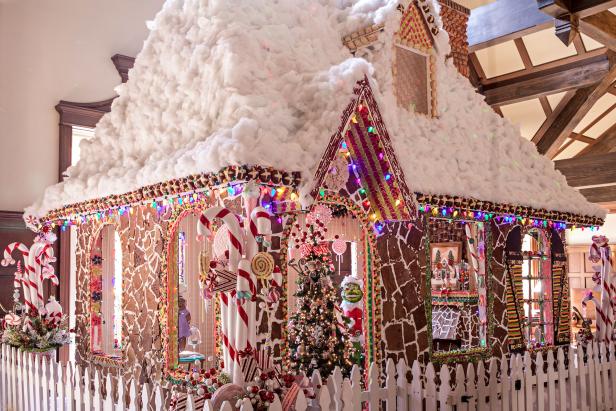 Gingerbread house at The Ritz-Carlton Reynolds, Lake Oconee in Greensboro, Georgia