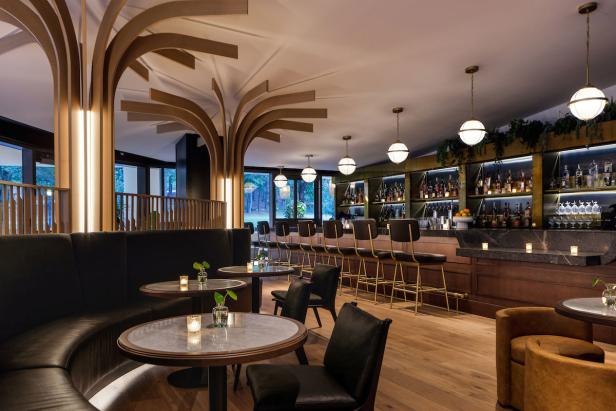Inside the Aveline bar at the Kimpton Shane Hotel in Atlanta, Georgia