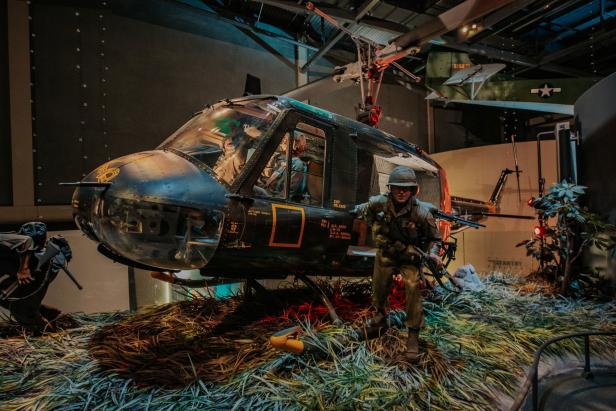 Helicopter exhibit
