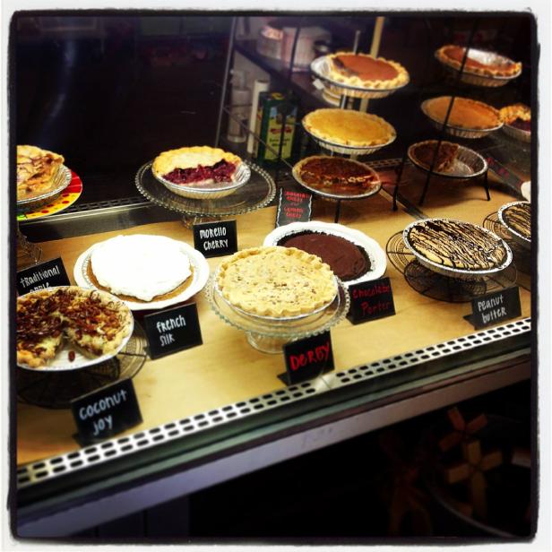 Pies at The Pie Hole in Roswell, Georgia