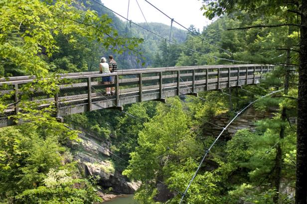 Tallulah Gorge bridge
