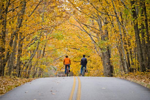 Biking at F.D. Roosevelt State Park in Pine Mountain, Georgia