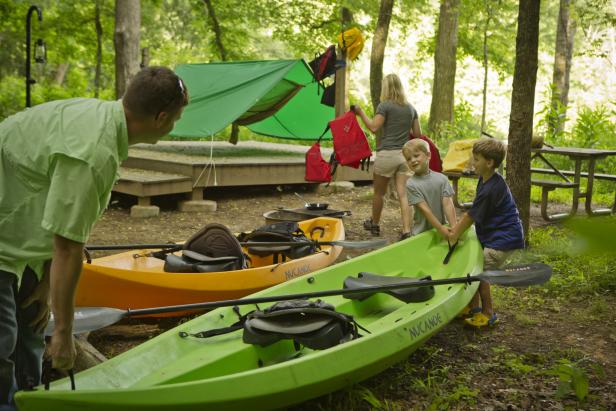 Chattahoochee Bend State Park paddle-in camping