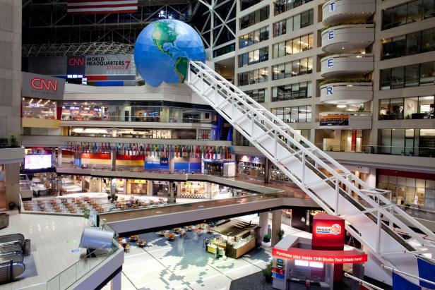 Inside CNN Center in Atlanta