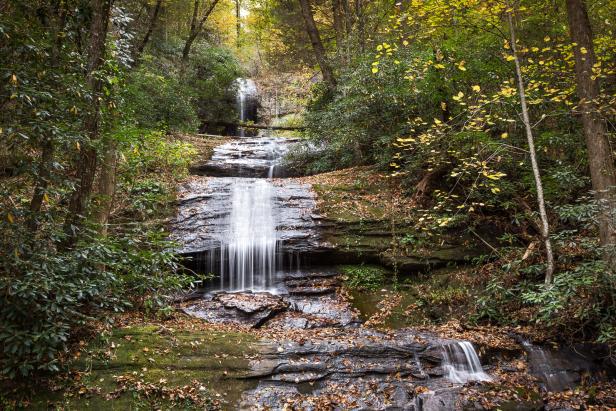 DeSoto Falls in Blairsville, Georgia