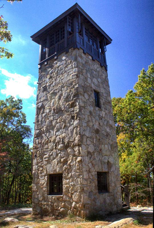 Fire Tower at Fort Mountain State Park