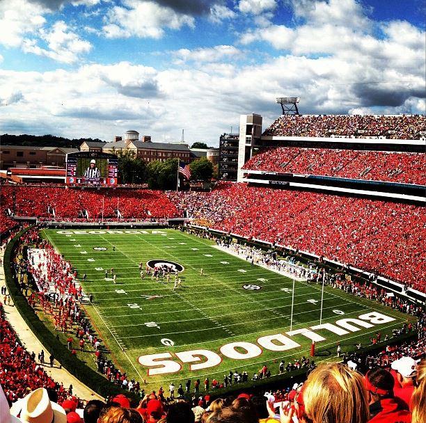 University of Georgia football in Athens, Georgia