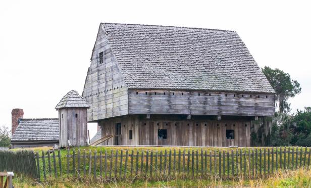 Fort King George Historic Site in Darien, Georgia