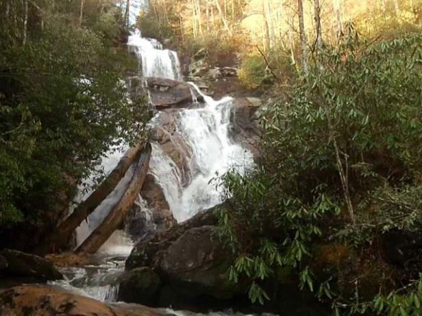 Holcomb Creek Falls in Clayton, Georgia