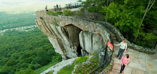 Rock City Gardens in Lookout Mountain, Georgia