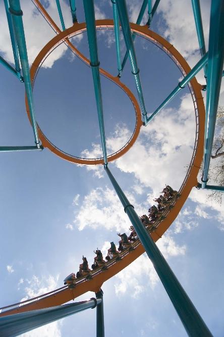 Goliath roller coaster at Six Flags Over Georgia in Austell, Georgia