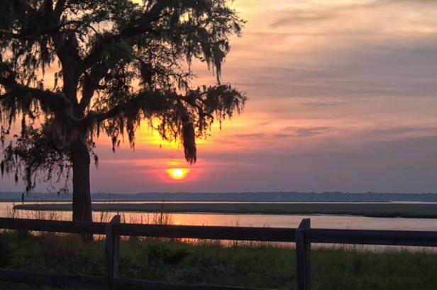 Sunset at Crooked River State Park