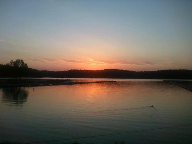 Lake Allatoona from Sunset Grille at Victoria Harbour Marina