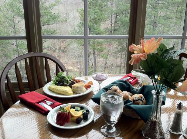 Breakfast at Banning Mills Country Inn in Whitesburg, Georgia