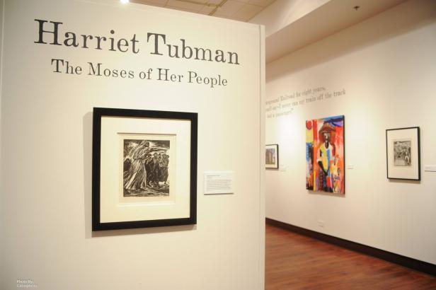 An exhibit on Harriet Tubman at the Tubman Museum in Macon, Georgia