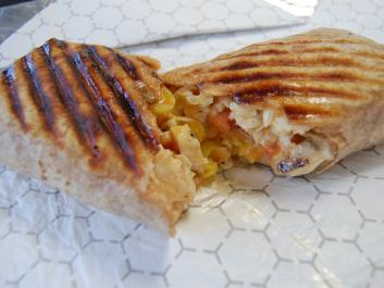 Buffalo chicken wrap at Goodie Gallery
