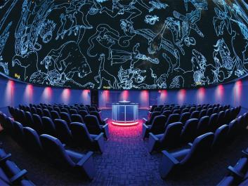 Explore space, the constellations, and planets in Mark Smith Planetarium.