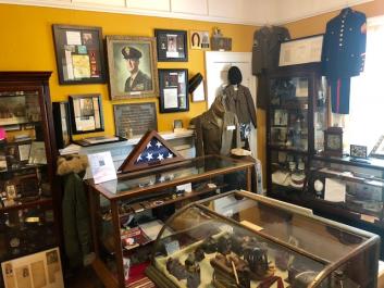 Exhibit at the Perry Area Historical Museum