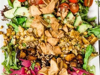 Salad at 3 Toms Tavern