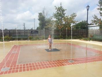 Cornelia Splash Park adjacent to the Historic Depot