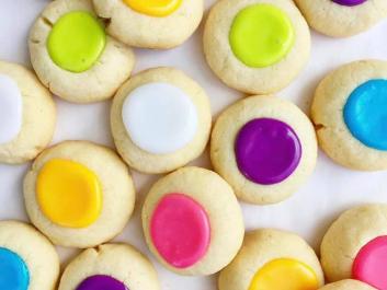 Spring Shortbread Cookies