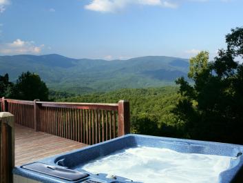 All of our cabins feature hot tubs!