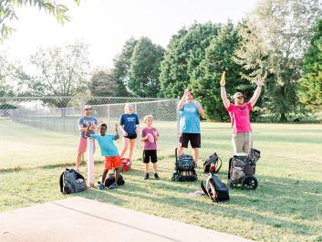 Disc Golf at Rozar Park -Perry